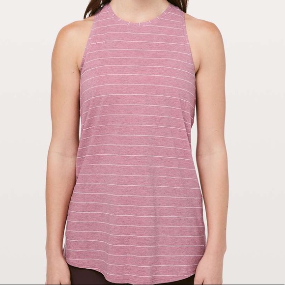 Lululemon Pink All Tied Up Tank - Picture 2 of 4
